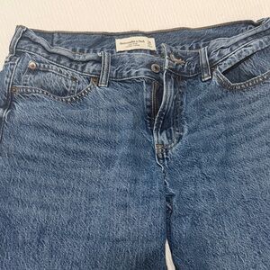 Abercrombie & Fitch Women's Classic Blue Boyfriend Jeans